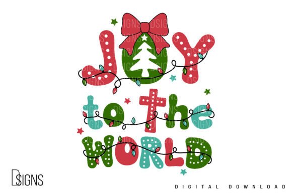 Boho Christmas Light Christian Fancy Png for T-Shirt Designs