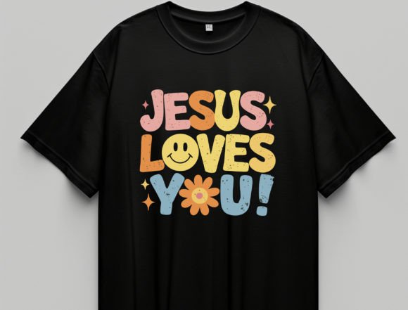 Christian Shirt Png, Jesus Loves You Png