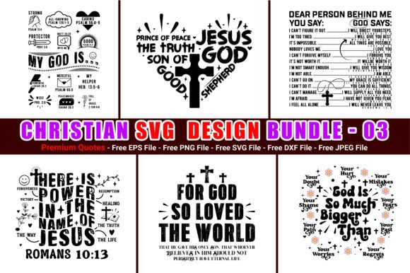 Christian Svg Shirt Designs Bundle