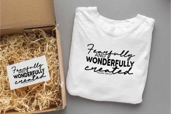 Fearfully and Wonderfully Created Christian T-Shirt Designs