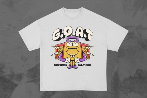 G.O.a.T Christian Graffiti Tshirt Design