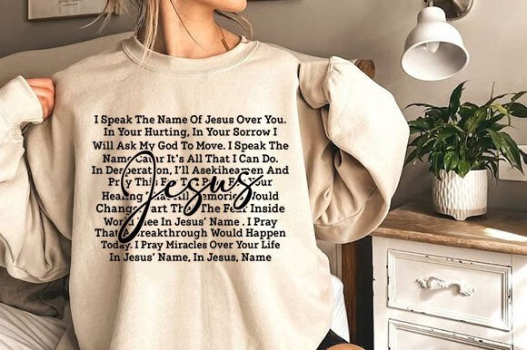 I Speak the Name of Jesus Shirt T-Shirt Designs