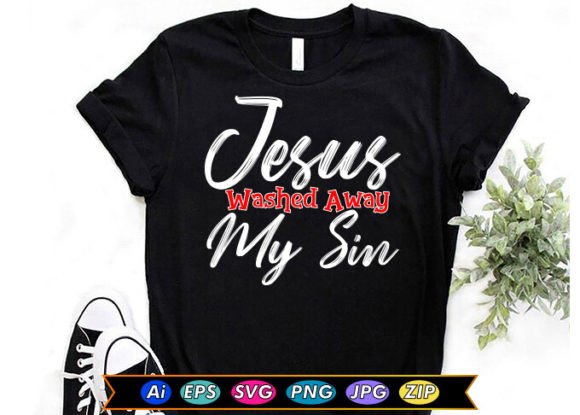 Jesus Washed Away My Sin Freebies