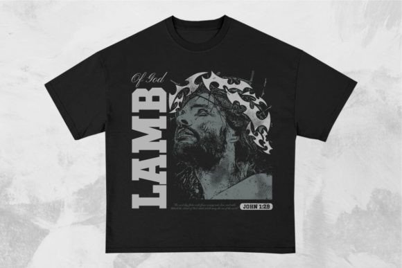 Lamb of God Christian T-shirt Design