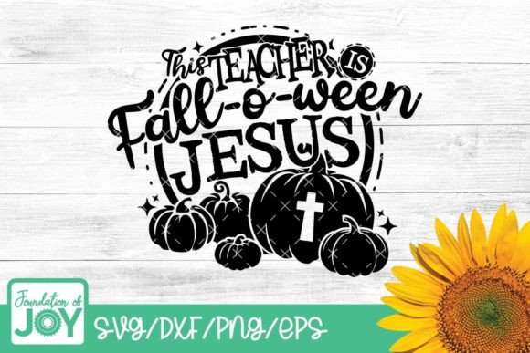 This Teacher is Falloween Jesus Svg T-Shirt Designs